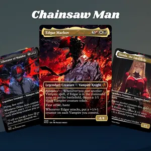 MTG Proxy 100+ Card Commander Deck Chainsaw Man Vampire Tribal Aggro & Sacrifice Synergy Strategy Theme Ready to Play Magic Style Deck Perfect Gift for Collectors and Card Players