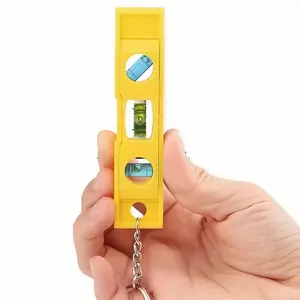 Portable Magnetic Liquid Level Gauge with Hanging Chain, Torpedo Bubble Level Meter for Home Office Outdoor Use, Balance Scale Tool