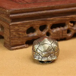 1PC Turtle shell bell brass keychain pendant pendant