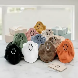 10 Pairs Cute Smiley Face Ankle Socks for Women | Soft Breathable Low-Cut Socks, Assorted Colors outdoor protection