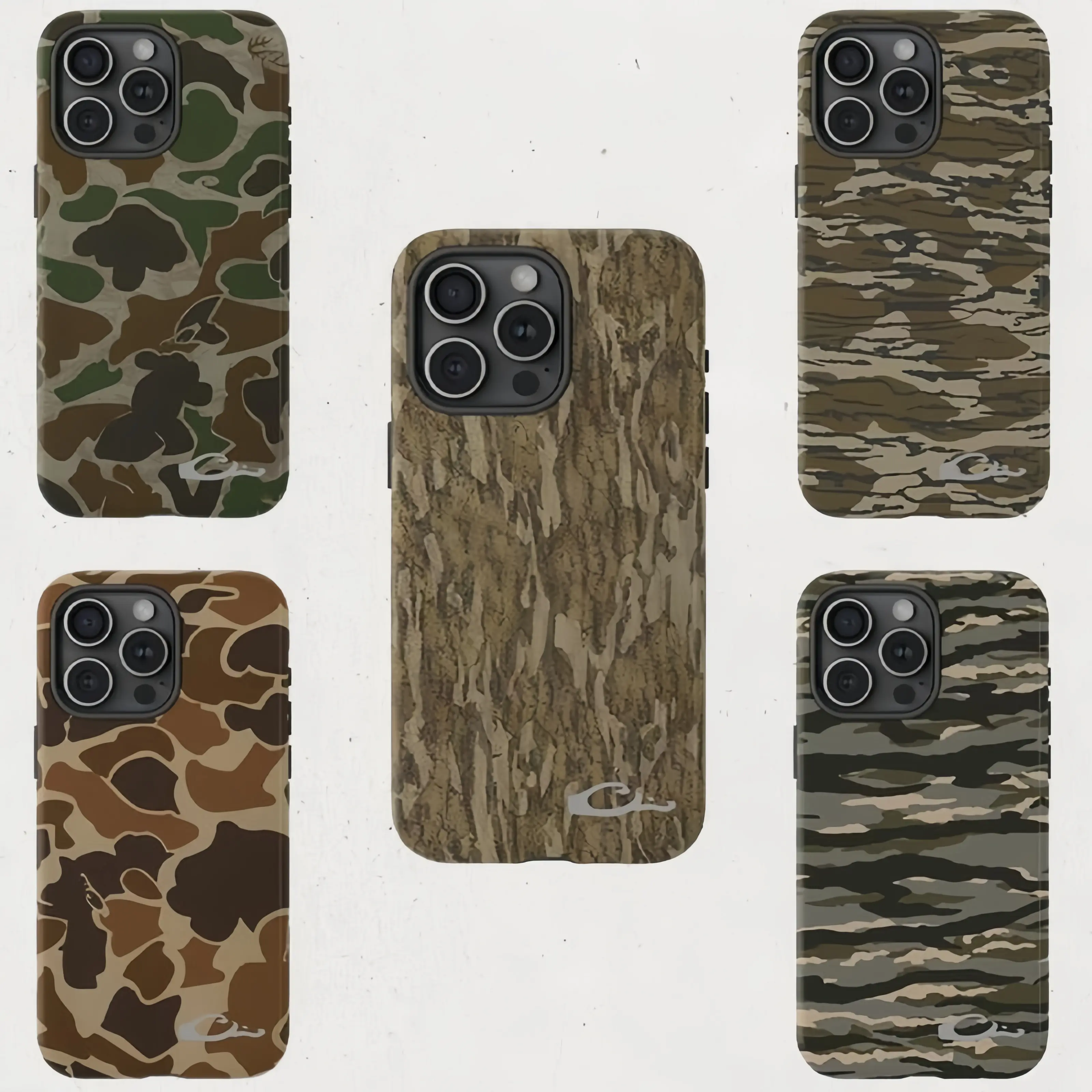 Camouflage Tough Case - Hunting Theme, Dual Layer Protection, Phone Accessories for iPhone 17,16,15,14,13,12,11 Pro ProMax Plus  Air & X Series Smartphones, Cellphone/Handheld Devices,For Men.