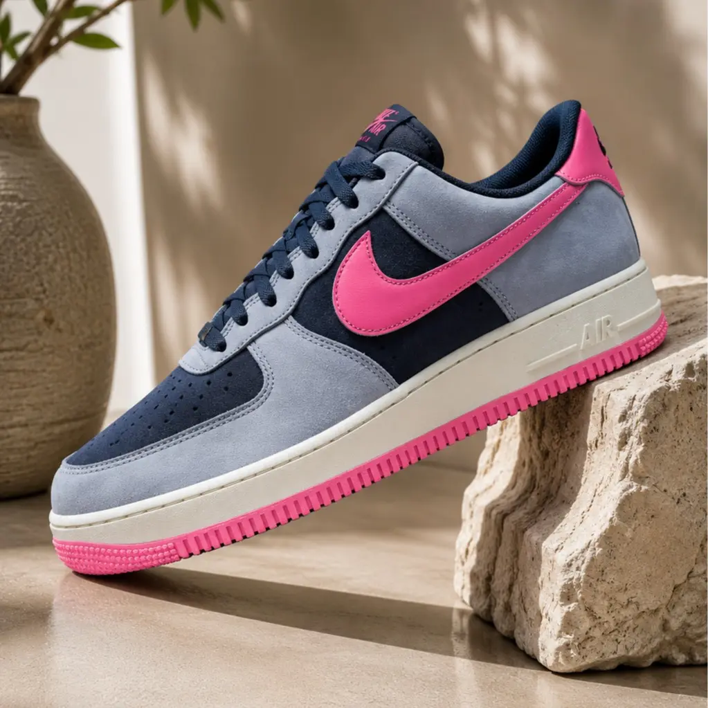 Nike Air Force 1 Low '07 LX Dark Obsidian Ashen Slate FB8876-401 Mens Fashion Sneakers New