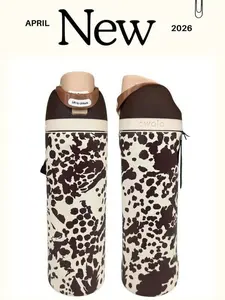 NEW Owala "Cowgirl Core" 24 oz Free Sip ~Special Edition~ Animal Print Cow Brown