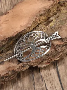 Vintage Viking Tree of Life Hairpin, Celtic Knot Hair Stick, Nordic Norwegian Style Gothic Party Accessory, Valentine's Day Gift