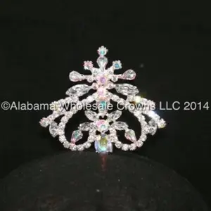 The Kyndall Series-Crown Pin - Crystal AB