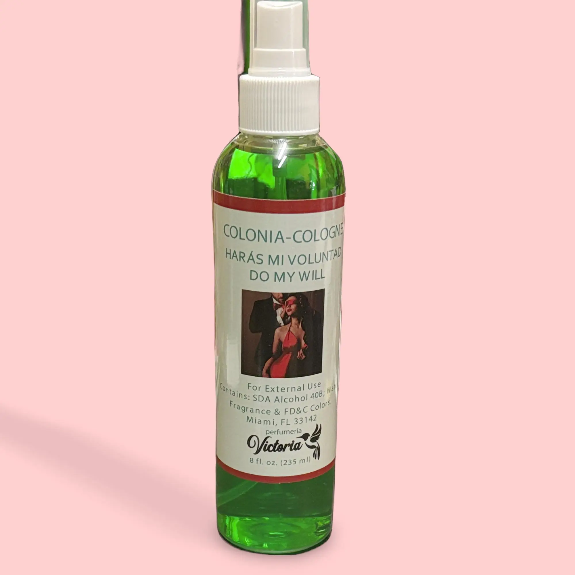 Haras Mi Voluntad Cologne Spray (Do My Will), Fresh Scent Spiritual Fragrance for Control Magic, Single Item, Bottle, Yes, External Use, No