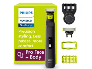 Philips Norelco OneBlade 360 Pro Hybrid Face & Body Electric Trimmer QP6542/70 Philips Norelco OneBlade 360 Pro Hybrid Face & Body Electric Trimmer QP6542/70