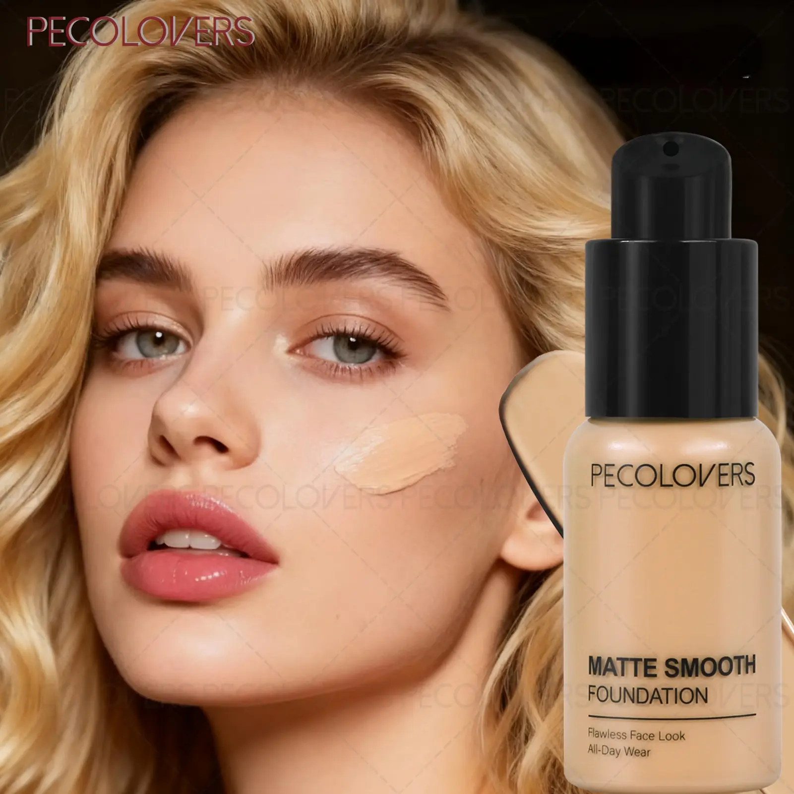 Full Coverage Liquid Foundation 1 Pcs - Affordable Foundation Buildable Coverage for Dark Circles, Blemishes Concealer, Waterproof Long-Lasting Matte Finish, All Light Beige Types, Multi-Color Formula, Natural Look & Fixing Makeup, Flawless Complexion