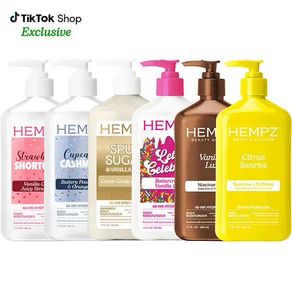 Hempz Exclusive Sweet & Zesty Moisturizing Body Lotion Bundle