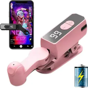 Portable Auto Clicker for iPhone iPad Android Built-in Battery with Strong Battery Life Hands-Free Silent Operation Handy, Auto Tapper for Tiktok Live，Gaming,Likes & Reward Tasks (Black)