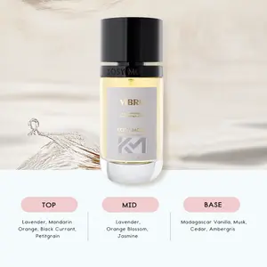 VIBRE Women's Fragrance - Lavender, Black Currant and Musk-Cedarwood Blend, Versatile Scent for Dates, Night Outs, Ideal for Perfume Enthusiasts