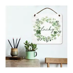 Courtside Market St. Patrick's Day Lucky 16x16Hanging Sign