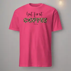 But First Coffee Leopard Classic Tee