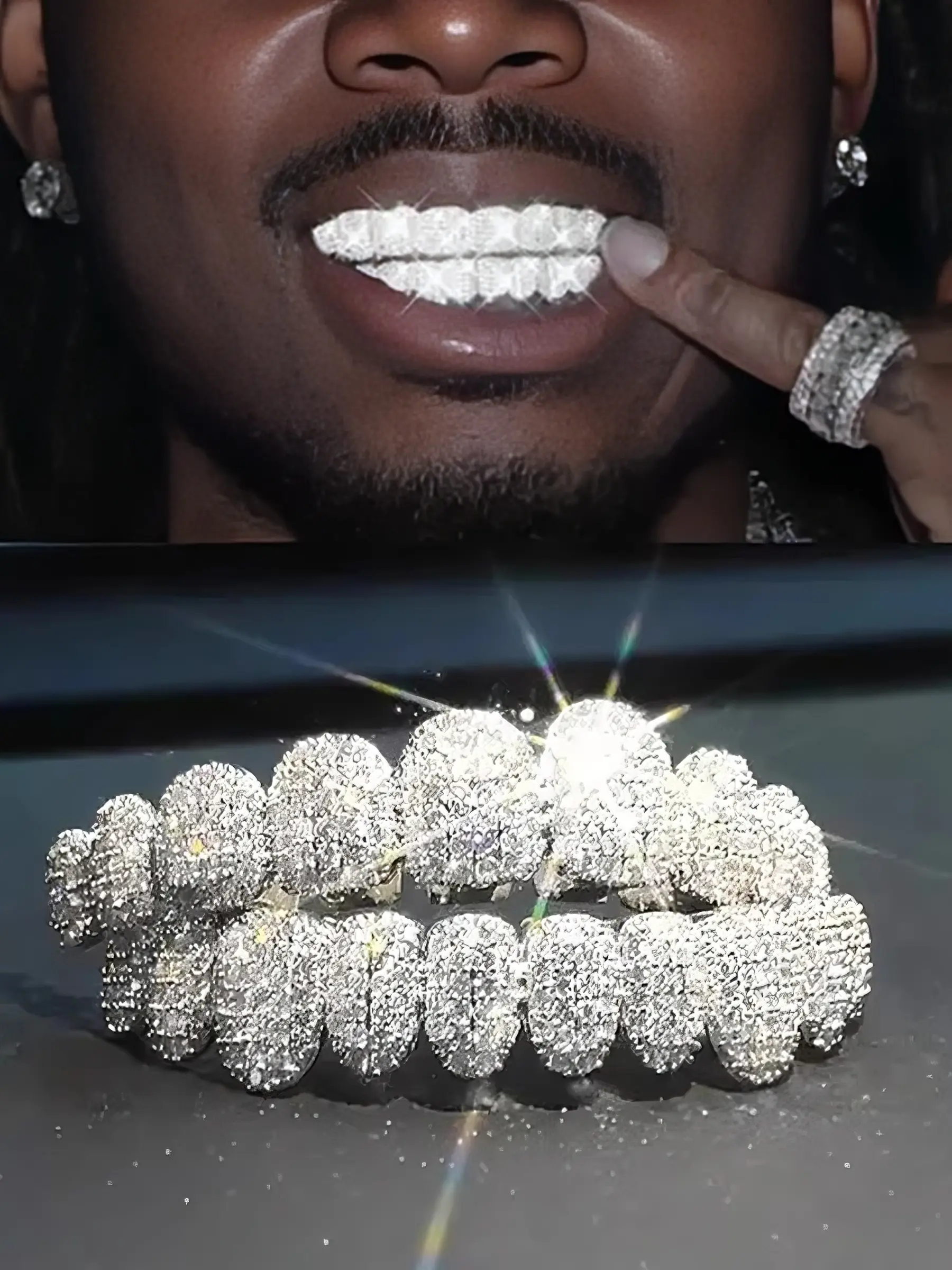Gold Tooth Rapper Hiphop Gold Teeth Grillz Single Tooth, Rapper Style Gold Teeth ...