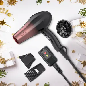 Professional Hair Dryer 1875W Fast Drying Blow Dryer with Concentrator Diffuser Pik Ionic Technology 2 Speed 3 Heat Settings  Hairdryer Fast Drying, Blow Out Straight, Blower Set