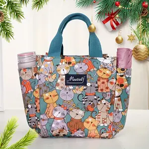 Stylish Tote Lunch Bag for Women, Large Capacity Reusable Lunch Box for Office Professionals, Ideal for Work & Travel