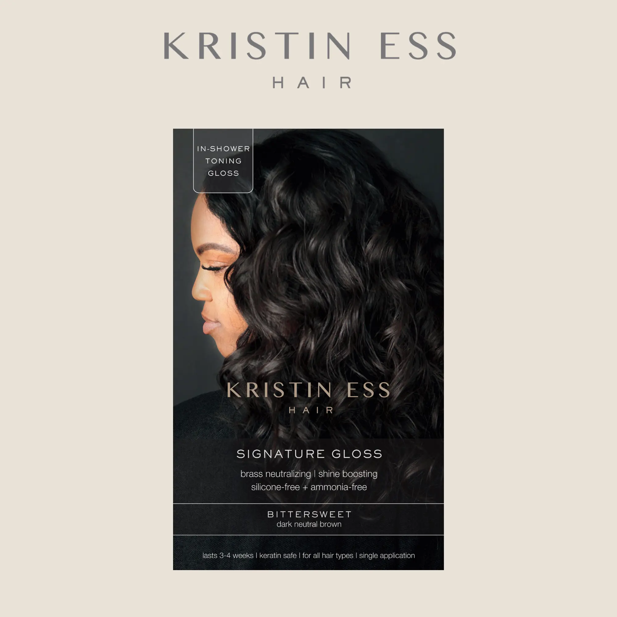 KRISTIN ESS HAIR SIGNATURE HAIR GLOSS BITTERSWEET KRISTIN ESS HAIR SIGNATURE HAIR GLOSS BITTERSWEET