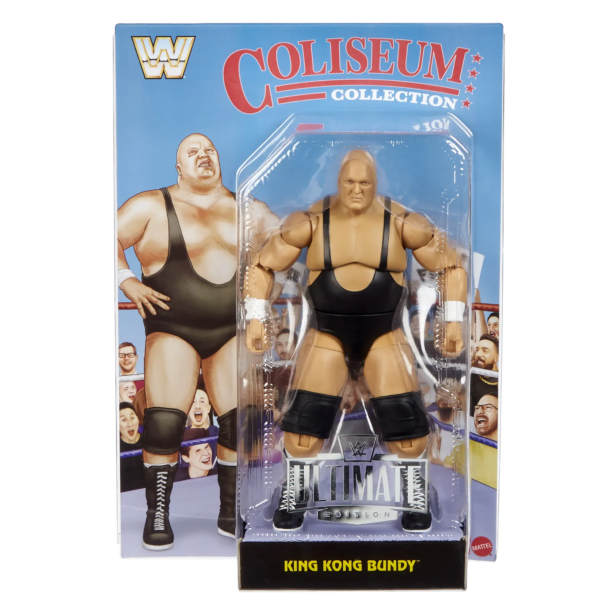 King Kong Bundy - Coliseum Collection WWE Ultimate Edition Ringside Exclusive (JKD14) Mattel WWE Toy Wrestling Action Figure
