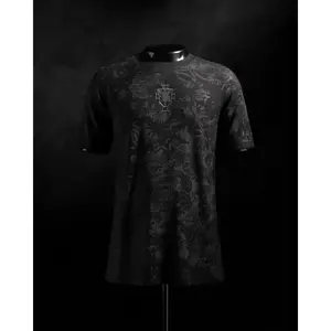 Premium Cr.#7 GOAT Portugal Black Color Soccer Jersey, Unisex Soccer Jersey For Couple Matching, Vintage Streetwear Soccer Jersey, Perfect Gifts, Sports Top, Gym Athletic Clothes