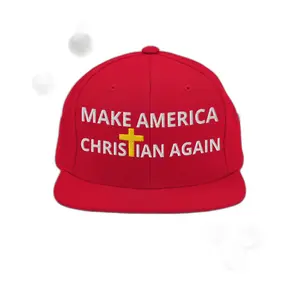 MACA Hat - Make America Christian Again Premium Streetwear Hat Flat Bill Hat Flat Bill Snapback Embroidered Snapback