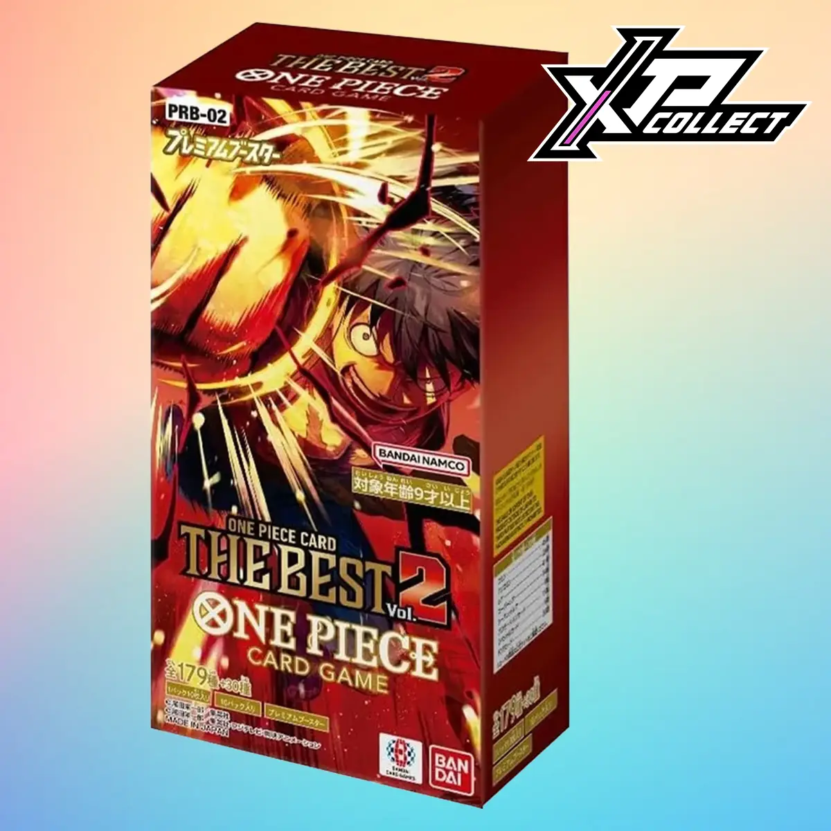Bandai Namco One Piece PRB-02 Booster Box Sealed Distribution Case Origin The Best Vol 2 Card Game Collectible