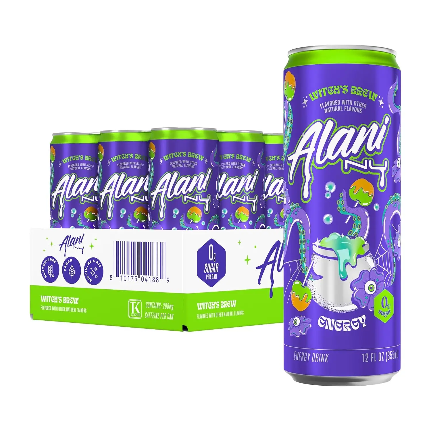 Alani Energy Drink (12-Pack) - Ready-to-Drink Caffeine-Infused Sports Beverage with Instant Stamina Booster, Supporting Energy Stamina Boost for Sports Performance
