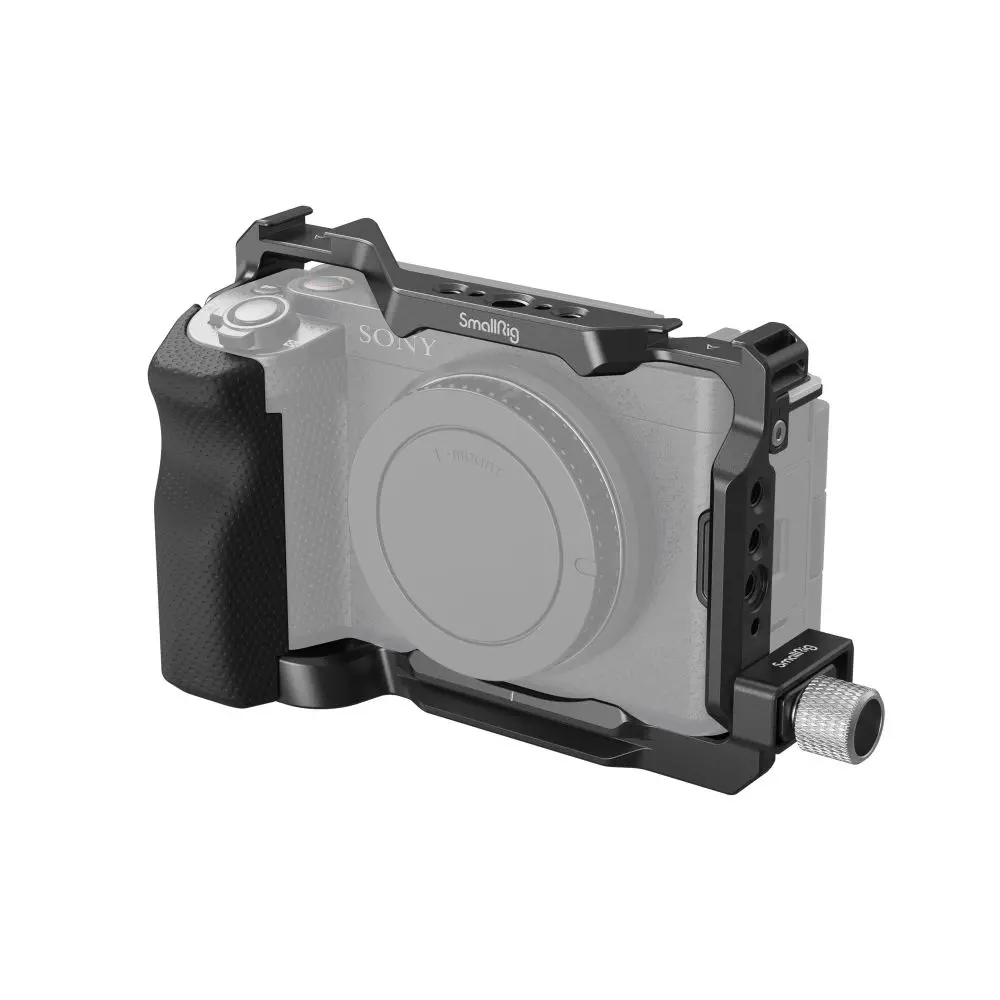 SmallRig Full Camera Cage Kit for Sony ZV-E1 (4257) - Silicone Grip, HDMI Cable Clamp, Arca-Type Quick Release Mount, Cold Shoe Mounts, Strap Slots on Both Sides, Tripod Compatible Camera Accessories, Photography Equipment, Handheld Camera Mount