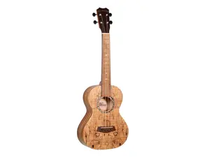 Islander 25816 Tenor Ukulele - Spalted Maple Top, Natural Finish - Affordable Guitar Alternative for Musical Instrument Enthusiasts