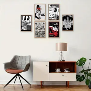Hajime No Ippo Boxing Poster, Anime Sports Art Print, Makunouchi Ippo Wall Art Gift For Fighter Fans, Suitable for Bedroom, Living Room, Home And Dorm Decoration