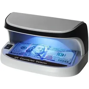 UV LED Bill Detector Machine Advanced Counterfeit Money Credit Card ID Checker Quick Identification Tool