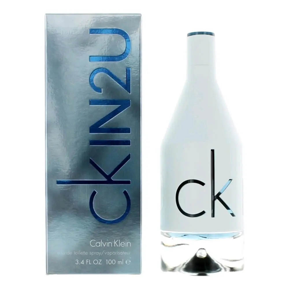 Calvin Klein CKIN2U Men's Eau de Toilette Spray - 3.3 oz (100 ml) 100 ml Perfume, Dreamy Floral Musk, Long-Lasting