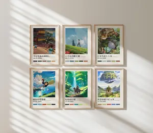Studio Ghibli posters – Choose your print – Spirited Away, Totoro, Howl’s, Princess Mononoke, Kiki, Castle, Ghibli wall art