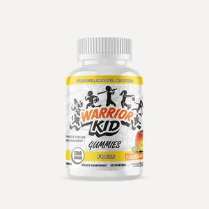 Brain Boost Supplement Warrior Kid Focus Gummies by Jocko Fuel |  Healthcare Fitness Supplement Dietary Edible Vitamin Brain