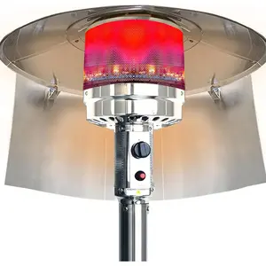 Patio Heater Reflector Shield Patio Heater Propane Focusing Heat Reflector Shield for Extra Heat Reflecting Saving Gas, 0.8mm Thickened Aluminum