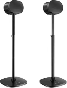 Perlegear PGSS14 Speaker Stands for Sonos Era 300, Height Adjustable from 33" to 42", Surround Sound Speaker Stands for Sonos Era 300, Floor Stands with Cable Management, Supports up to 13.2 lbs, Pair.