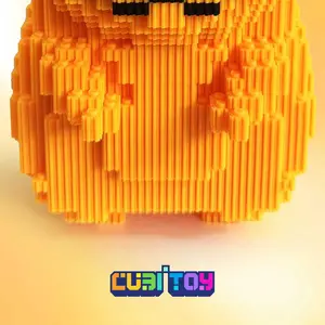 CubiToy Animation Series Small Pika (2,100 PCS) Micro 3D Building Block Model