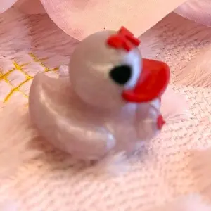 Pretty in Pink Glitter 3D printed Duck for Jeep Lovers