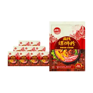 LUOBAWANG Spicy Snail Noodles - 10 Bags (315g Each) - Authentic Liuzhou Flavor, Instant Rice Noodles, Perfect for Quick Meals & Foodie Adventures