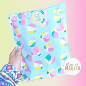 6x9" Beach Balls Poly Mailer