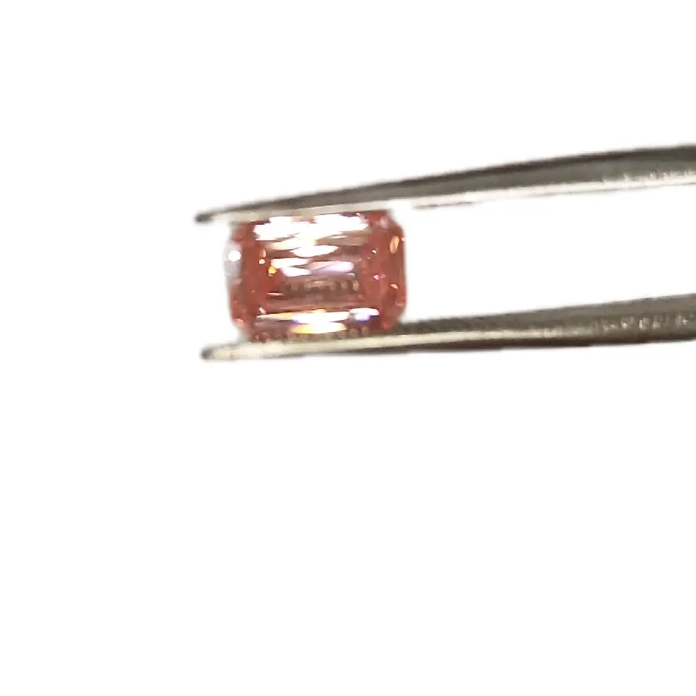 IGI Certified Lab-Grown Diamond, 1.04 Carat Criss-Cut Radiant Shape, Fancy Vivid Pink Color, VS1 Clarity loose diamond