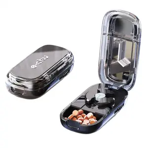 Pill Cutter Storage Box 1/2 Pill Splitter 1/3 Pill Splitter Portable Pill Organizer Storage Box