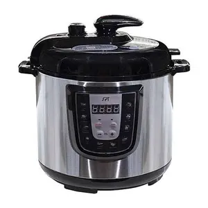 Sunpentown SPT 6-Quart Digital Stainless Steel Electric Pressure Cooker