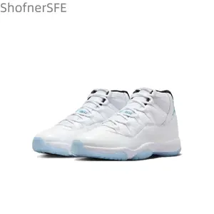 Legendary Blue Retro Comfortable Casual Shock Absorbing Anti-Slip Basketball Shoes