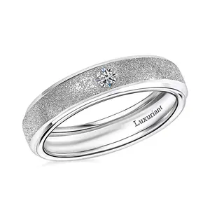 Luxuriant Lab Grown Diamond VS 0.10 ctw Band Ring in 950 Platinum Size 7 4 Grams Christmas Gifts