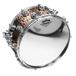 Beattello Mirror Finish Drum Heads 10/12/14/16 Inch Silver Chrome Pack Upgrade Your Snare & Toms with Golden Finish for Rich Sound