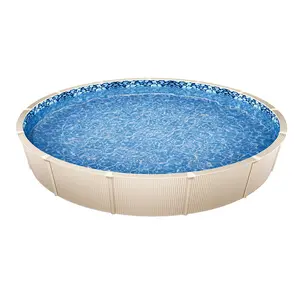 VEVOR Round Pool Liner 24ft Overlap Style Pool Liner 54in Wall Height DurableSummervibes