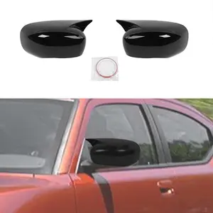 Automotive Exterior Rearview Mirror Shell Trim Cover Cap for Dodge Charger/Chrysler 300C 2006-2010, ABS Material, UV & Scratch Resistant, Easy DIY Installation, Vehicle Auto Parts & Car Accessories