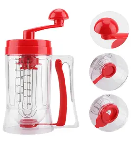 New Upgraded Pancake & Cupcake Mixer and Batter Dispenser, with stirring function and Measuring Scale ABS Food-Grade Waffle Cookie Batter Separator, Perfect Baking Tool， Father's Day Gift