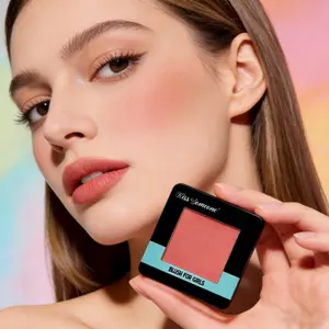 Matte Powder Blush Palette, Vegan & Cruelty-Free, High Pigment, Long-Lasting, Buildable, Lightweight, Velvet-Smooth Finish Makeup Cosmetics