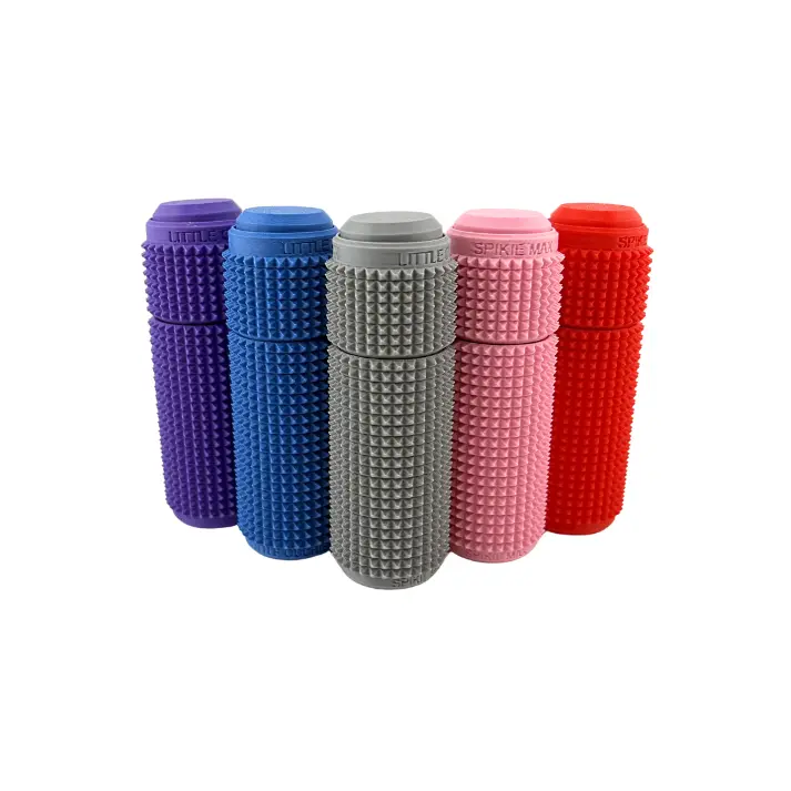 Little Ouchies Spikie MAX Spin Click Build-Your-Own Customizable High-Intensity Multi-Sensory Fidget Keychain Stim Tool, Spin, Squeeze, Click, Audible Feedback at Home, Vibrant Colors